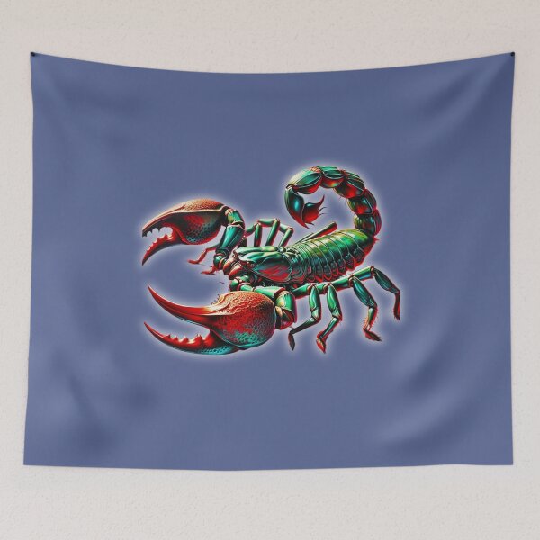 Item preview, Scorpion, poisonous, red and green. designed and sold by Xenorry.