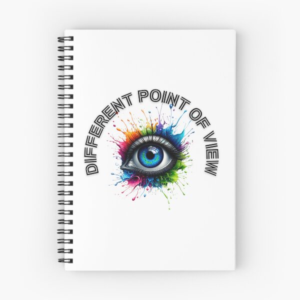 Item preview, Different point of view - blue eye with text designed and sold by IdeasStudio.