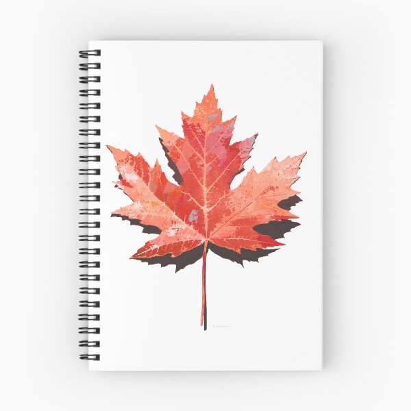 Item preview, Red Maple Leaf Nature Tree Art designed and sold by Sharon Cummings Art.