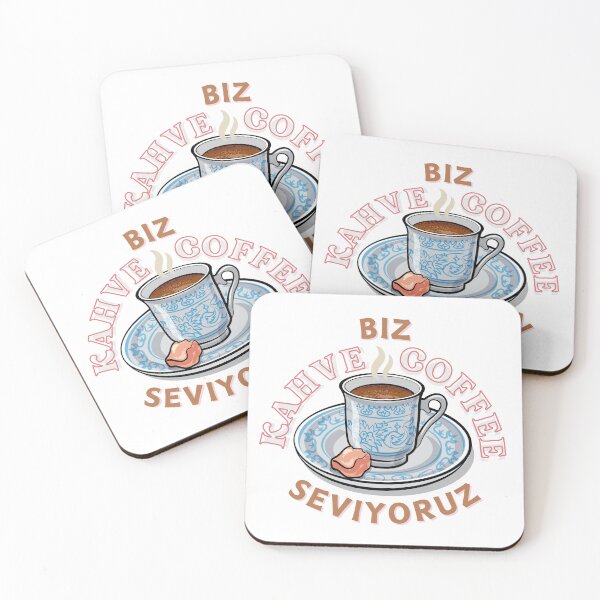 Item preview, Biz turkish coffee kahve Seviyoruz designed and sold by GraphikKreative.