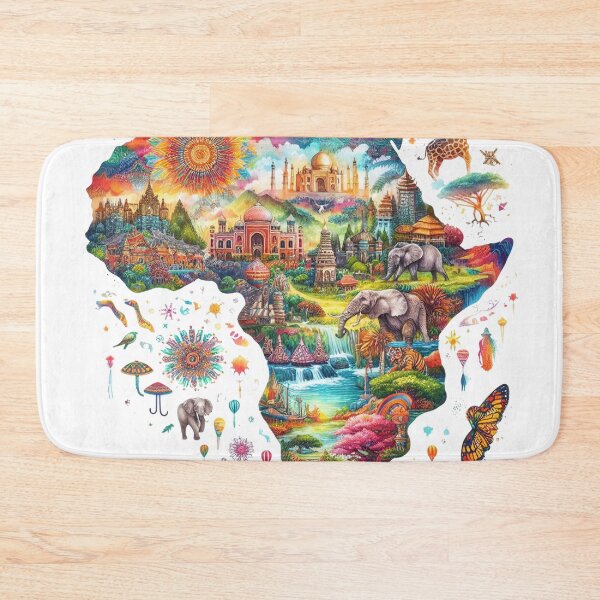 Item preview, Watercolor Africa designed and sold by MarElfArtelier.