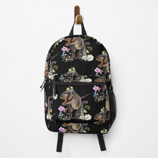 Item preview, T-Rex Dinosaur With Wildflowers Colorful Design designed and sold by EarthArtDesigns.