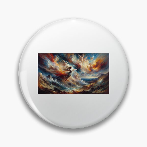 Item preview, Explosions of Color and Emotion: A Dramatic Ode to Passion and Revolution in the Delacroix Style designed and sold by philxpage.