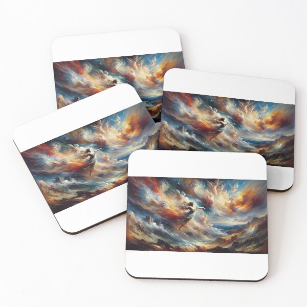 Item preview, Explosions of Color and Emotion: A Dramatic Ode to Passion and Revolution in the Delacroix Style designed and sold by philxpage.