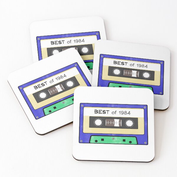 Item preview, Best of 1984 Cassette Birthday Anniversary  designed and sold by KTSubz Faith & Fun Designs.