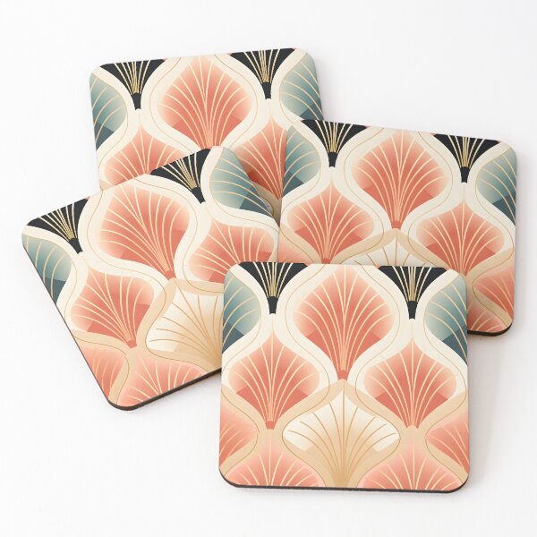 Item preview, Peach fuzz abstract decorative print designed and sold by dcrc.