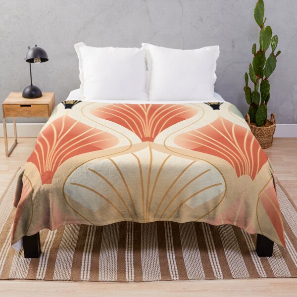 Item preview, Peach fuzz abstract decorative print designed and sold by dcrc.
