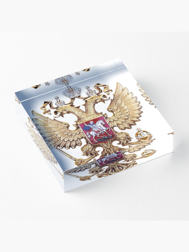 Alternate view of eagle Acrylic Block