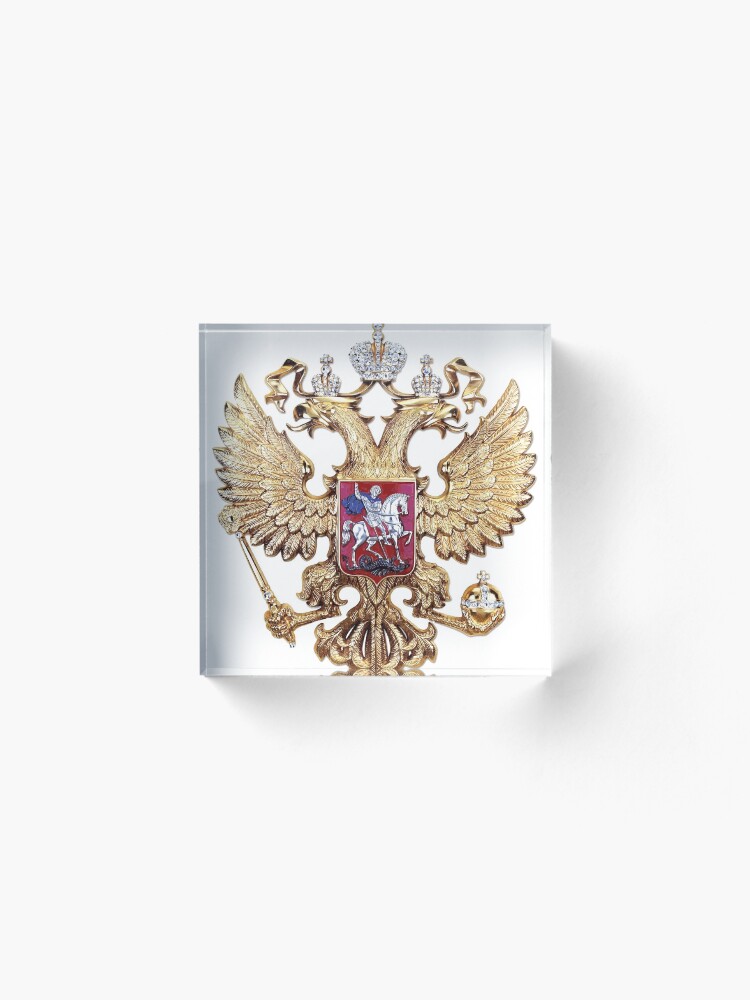 Alternate view of eagle Acrylic Block