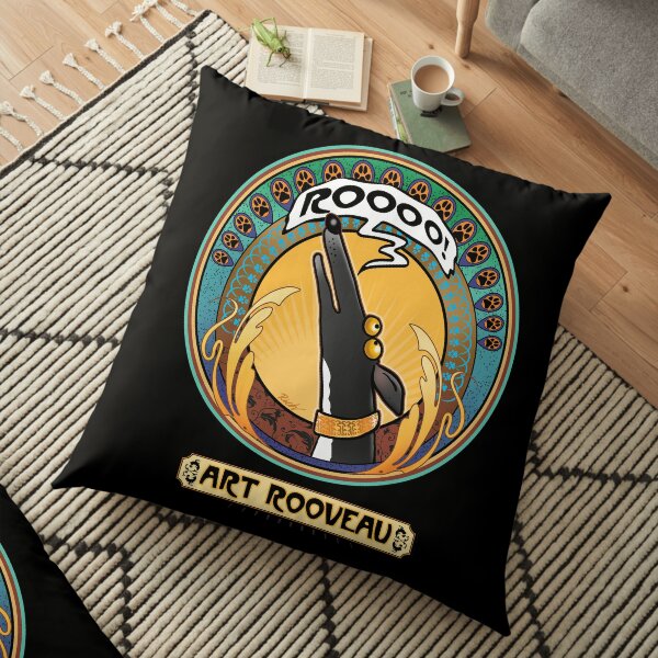 Art Rooveau: A Redbubble exclusive design Floor Pillow