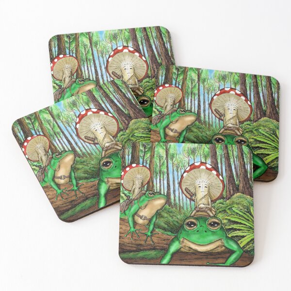 Item preview, tale of frogs and mushrooms designed and sold by silvio-roberto.