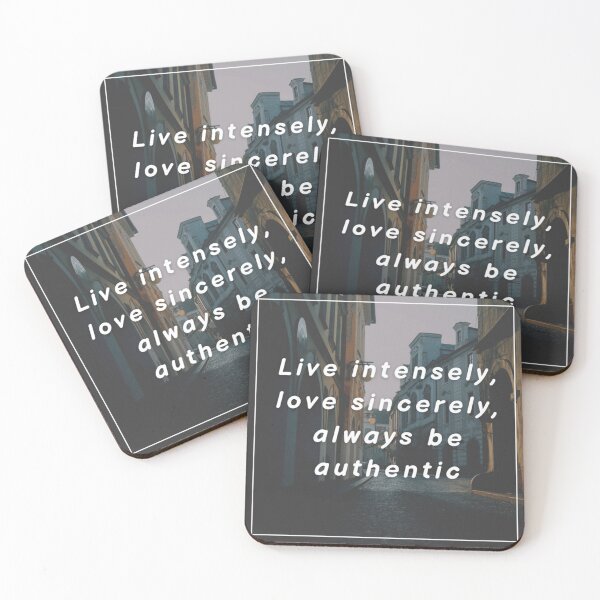 Item preview, Live intensely, love sincerely, always be authentic. designed and sold by Walidftyl.
