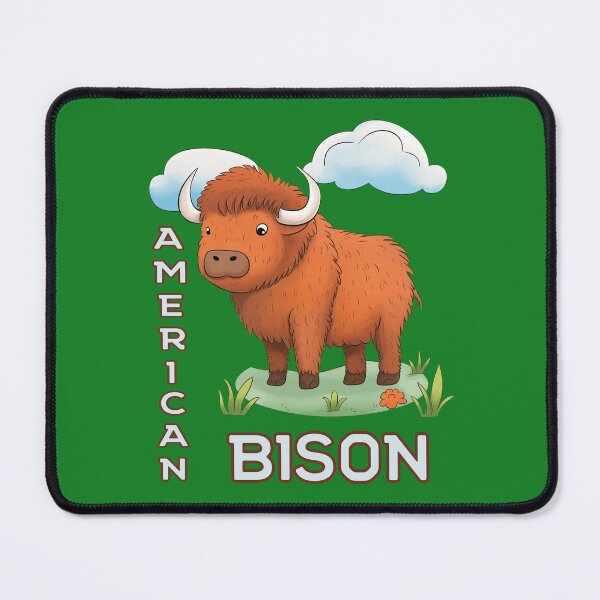 Item preview, Cute american bison designed and sold by AlchemyColor.