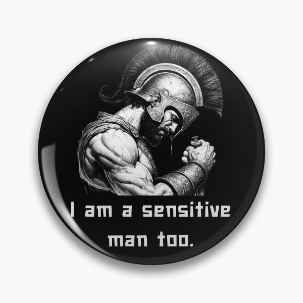 Item preview, Achilles: I am a sensitive man too for man designed and sold by CachoGlorious.