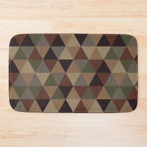 Item preview, Brown triangles pattern designed and sold by Depression-Art.