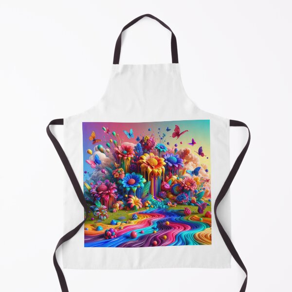 Item preview, Psychedelic Garden - Vibrant Flowering designed and sold by PlanetTshirtArt.