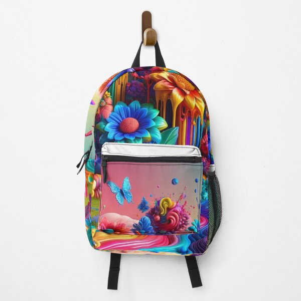 Item preview, Psychedelic Garden - Vibrant Flowering designed and sold by PlanetTshirtArt.