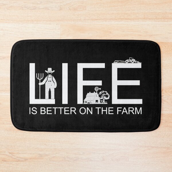 Item preview, Life Is Better at The Farm, Great gift for framer birthday and summer camp gift designed and sold by Desibeau.