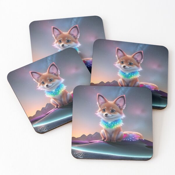 Item preview, Rainbow Galaxy Fantasy Fennec Star Fox designed and sold by The Devil That You Forgot.