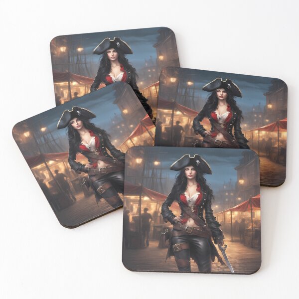 Item preview, Pixel Ocean: Portrait of a Sea Warrior designed and sold by Artedig.