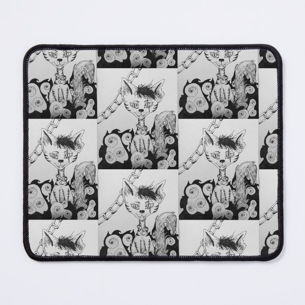 Item preview, Black & White Anime Cat designed and sold by WojtiWu.