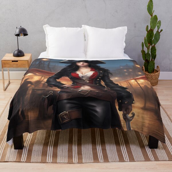 Item preview, Pixel Ocean: Portrait of a Sea Warrior designed and sold by Artedig.