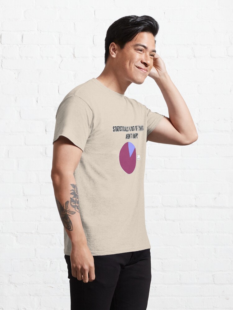 Alternate view of Dwarf statistics Classic T-Shirt