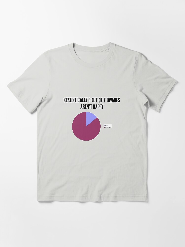 Alternate view of Dwarf statistics Essential T-Shirt