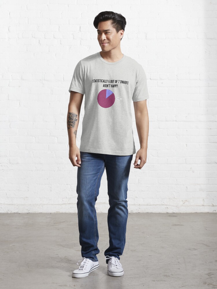 Alternate view of Dwarf statistics Essential T-Shirt
