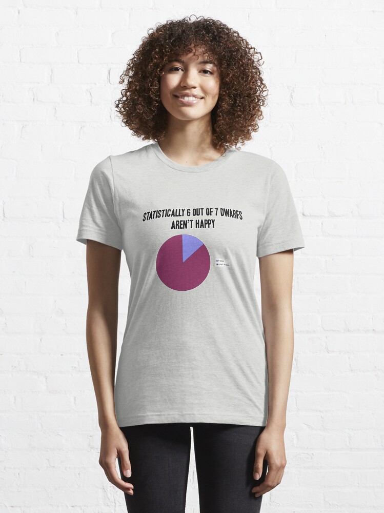 Alternate view of Dwarf statistics Essential T-Shirt