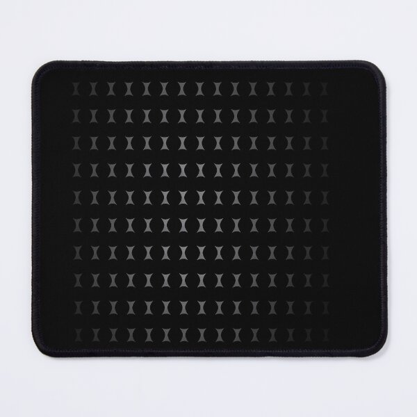 Item preview, Silver geometric patterns on a black background. Stylish, abstract print designed and sold by Harmonysens.
