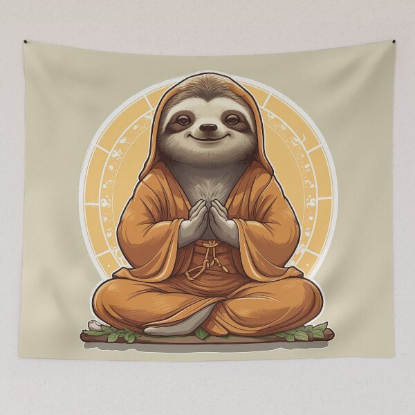 Item preview, Meditating Sloth designed and sold by prissipix.