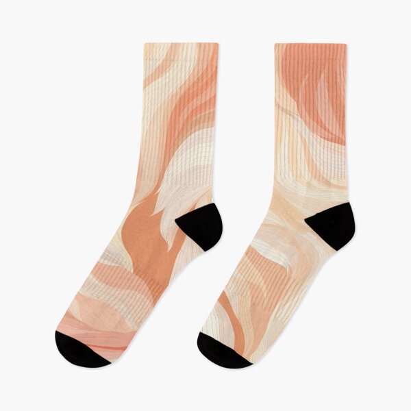 Item preview, peach fuzz abstract decorative print designed and sold by dcrc.