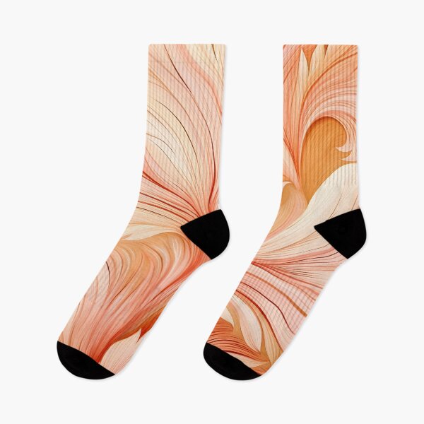 Item preview, peach fuzz abstract decorative print designed and sold by dcrc.