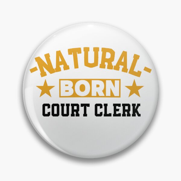 Item preview,  Natural Born Court Clerk - Funny Gift for Court Clerk S4G designed and sold by eeternalrestt.