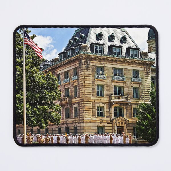 Item preview, Naval Academy - Noon Meal Formation at Tecumseh Court designed and sold by Susan Savad.