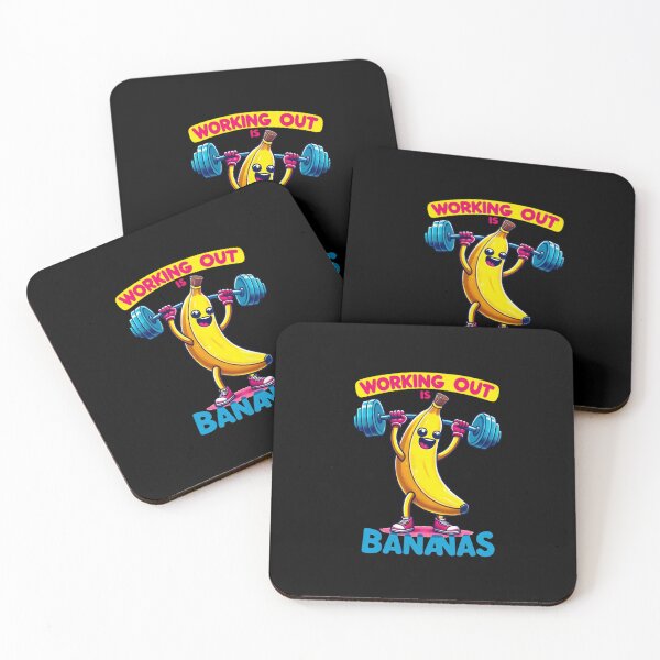 Item preview,  "Banana Pump - Fruity Fitness Fun" designed and sold by ChromaticBlend.