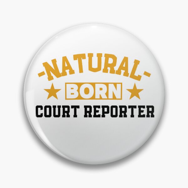 Item preview,  Natural Born Court Reporter - Funny Gift for Court Reporter S4G designed and sold by eeternalrestt.