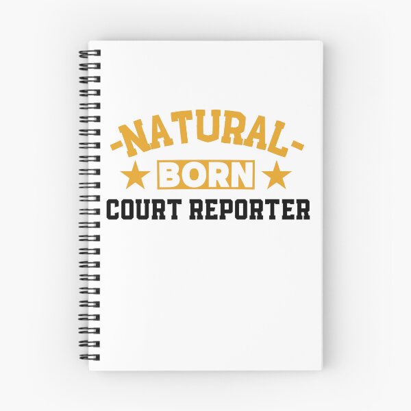 Item preview,  Natural Born Court Reporter - Funny Gift for Court Reporter S4G designed and sold by eeternalrestt.