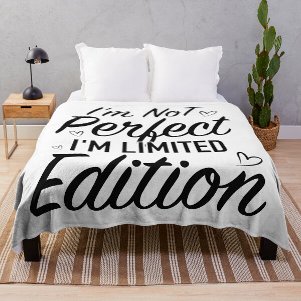 Item preview, I'm Not Perfect I'm Limited Edition, Positive Quotes and Motivational,Boho Inspirational designed and sold by Desibeau.