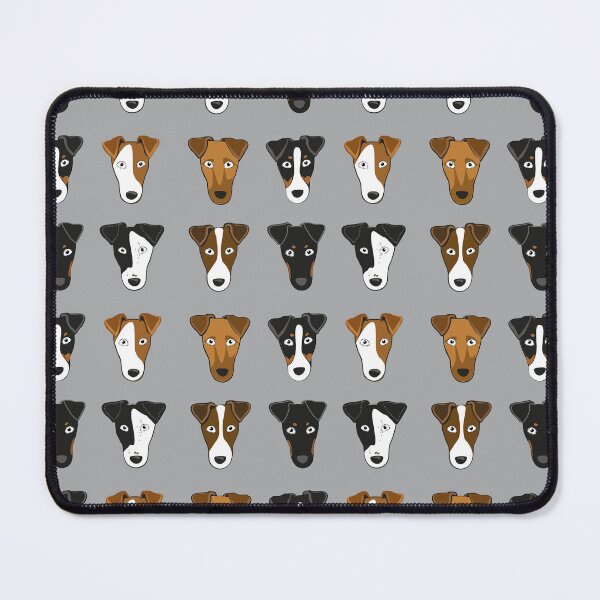 Item preview, Smooth fox terrier face pattern designed and sold by haniku.