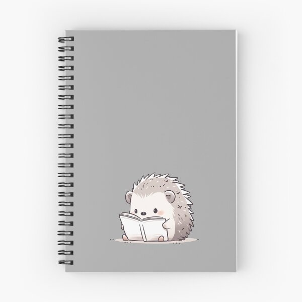 Item preview, Hedgehog reading a book  designed and sold by PandaKunst.