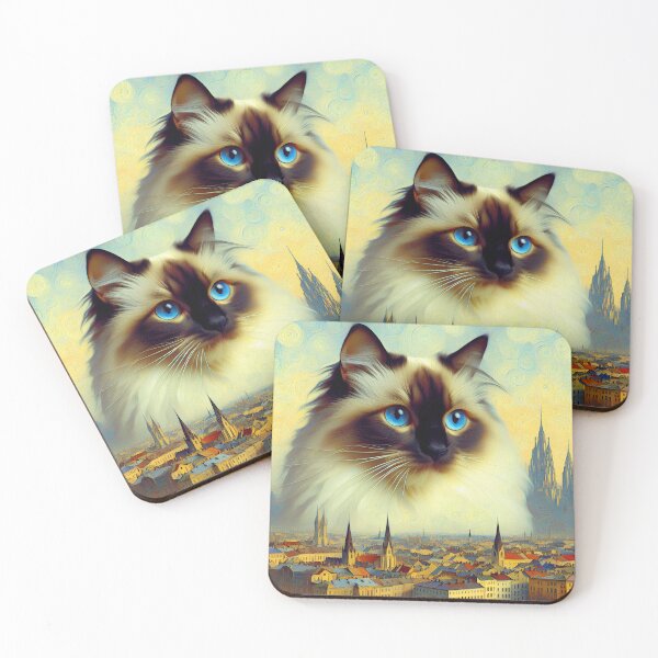 Item preview, Birman Elegance: Artistic Reverie designed and sold by BastKittyStore.