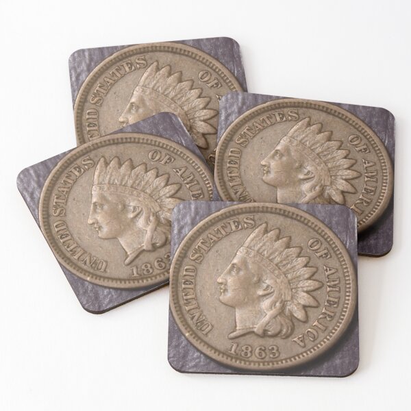 Item preview, 1863 Indian Cent Choice VF penny designed and sold by coinsxcrochet.