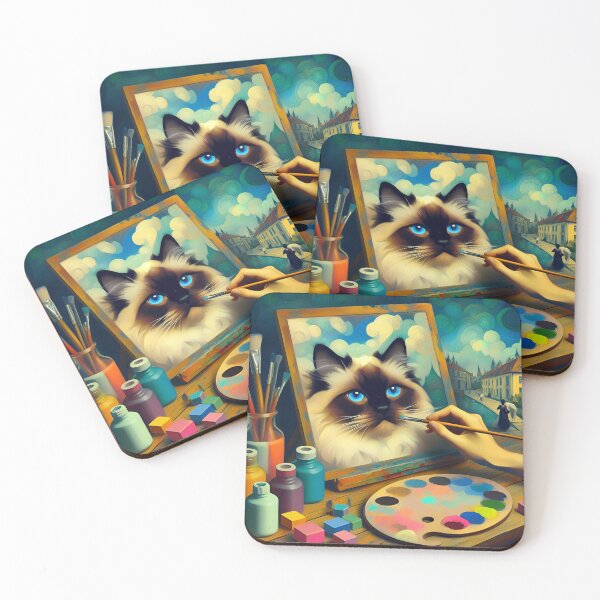 Item preview, Birman Whispers: Artistic Symphony designed and sold by BastKittyStore.