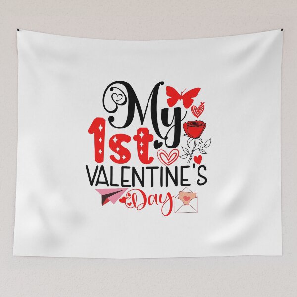 Item preview, My First Valentine's Day: A Valentine's Masterpiece designed and sold by SmokaARTS.