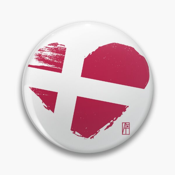 Item preview, I love my country. I love Denmark. I am a patriot. In my heart, there is always the flag of Denmark designed and sold by ArtProjectShop.