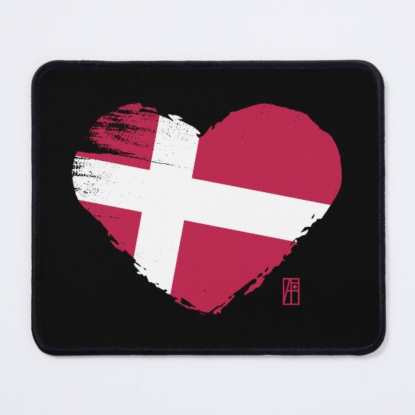 Item preview, I love my country. I love Denmark. I am a patriot. In my heart, there is always the flag of Denmark designed and sold by ArtProjectShop.