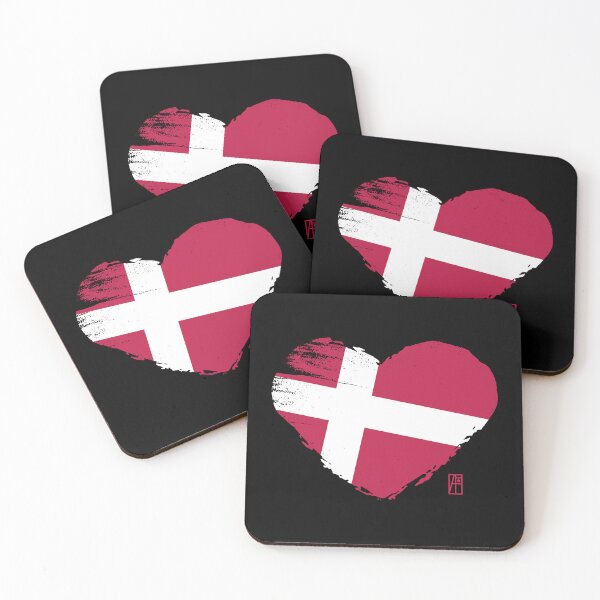 Item preview, I love my country. I love Denmark. I am a patriot. In my heart, there is always the flag of Denmark designed and sold by ArtProjectShop.