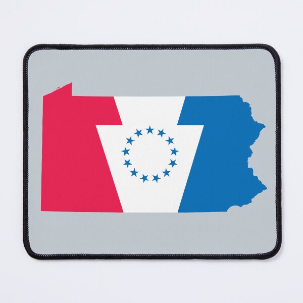 Item preview, Philly Basketball Keystone Flag Map designed and sold by Tara Stark.